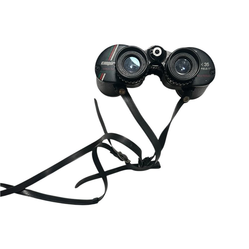 Empire Black Binoculars with Strap